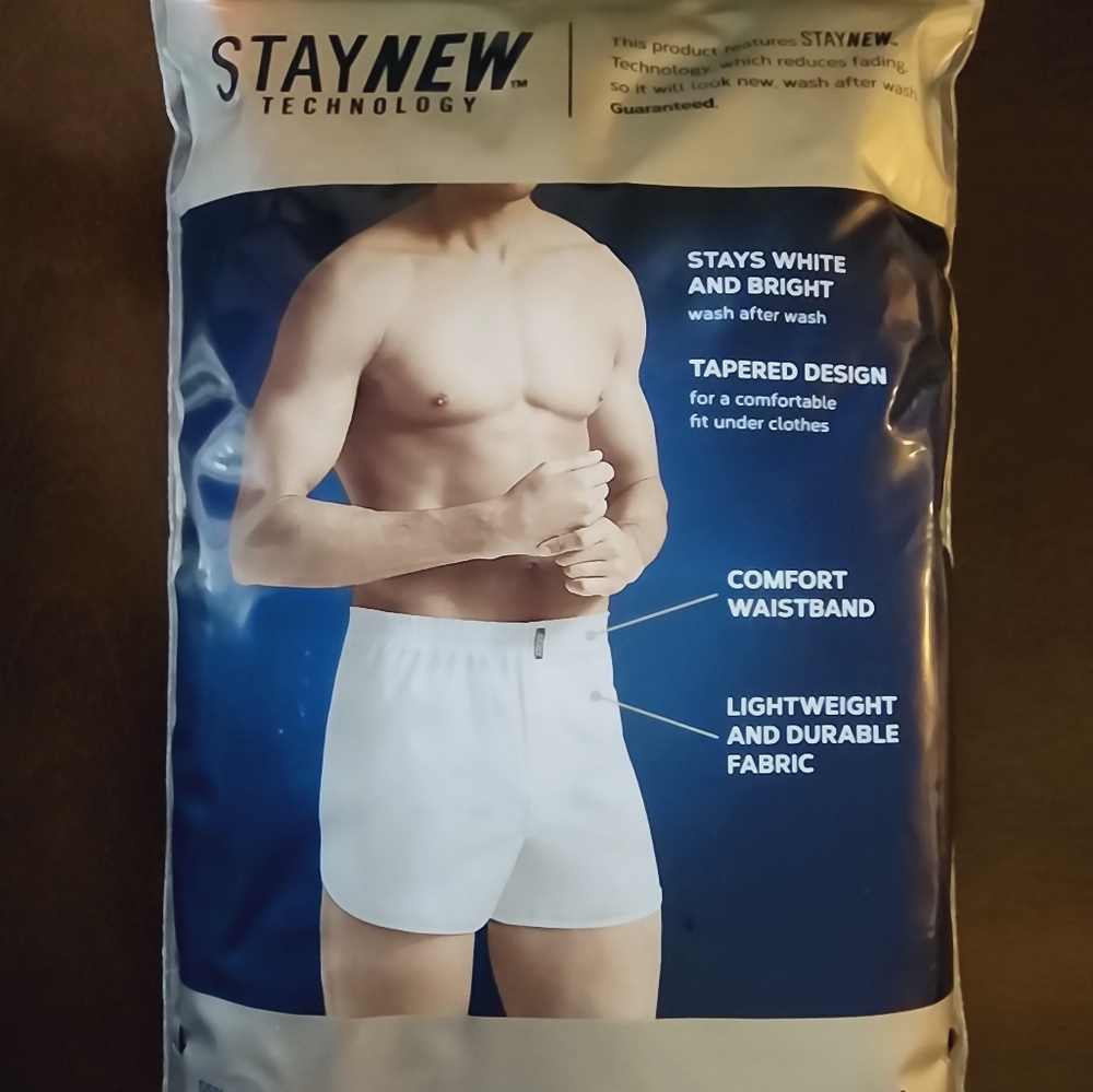 NWT 4 pairs jockey boxer shorts, size XL. - Picture 7 of 7